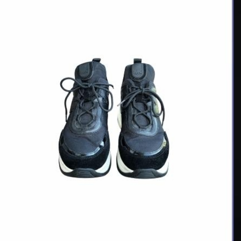 Michael Kors Olympia Extreme Black White Ivory Athletic Shoe Sneaker Women 10 - Picture 5 of 16